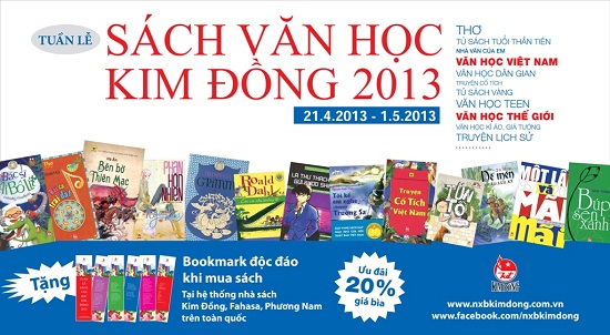 Tuần lễ sách văn học Kim Đồng 2013